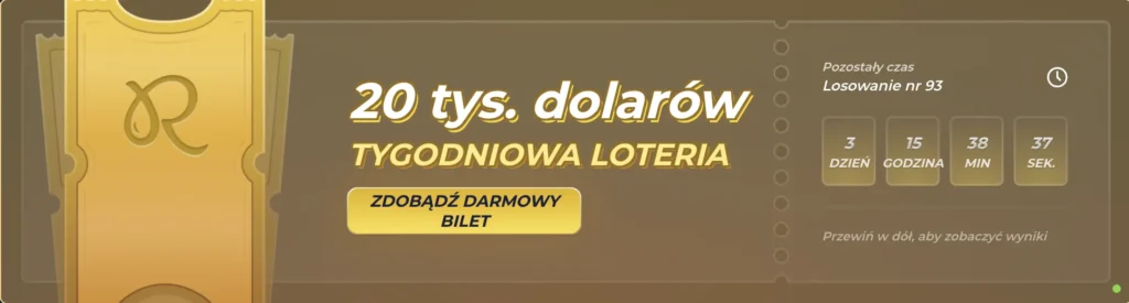 Codzienny turniej w Rain Bet.