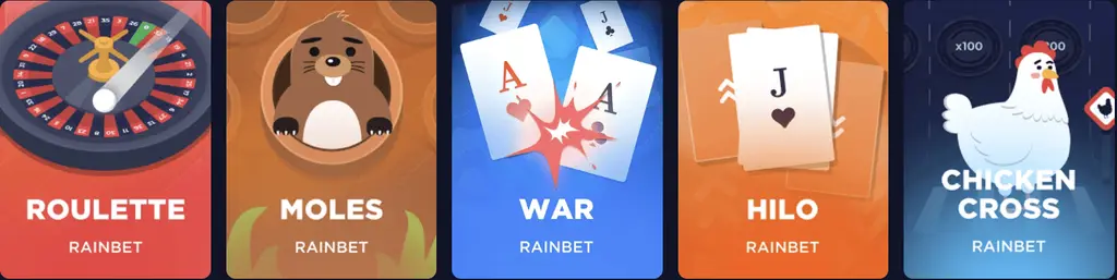 Rainbet Originals.